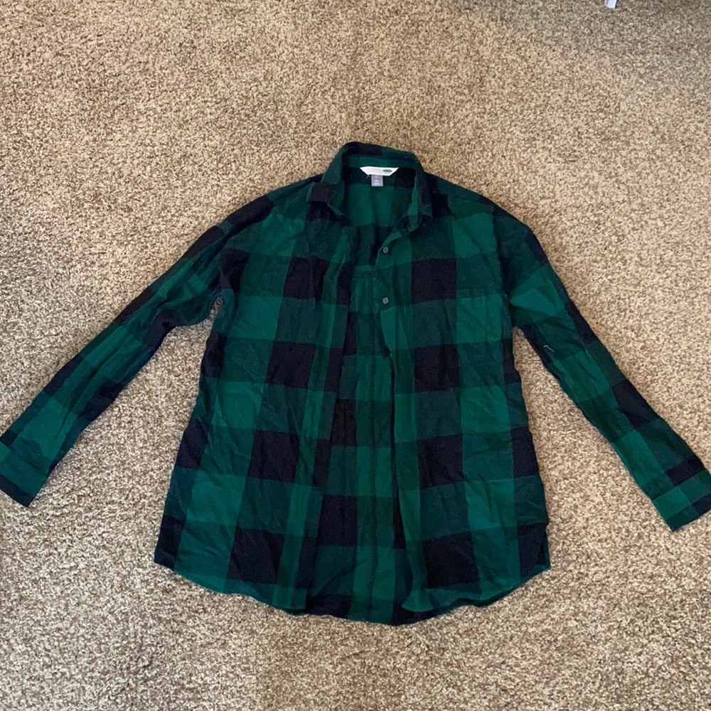 Long sleeve plaid shirt